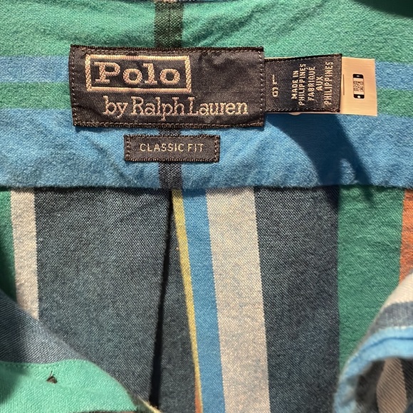 COPY - Polo by Ralph Lauren Sun Valley Plaid Size Large Shirt, NWT - Picture 5 of 14